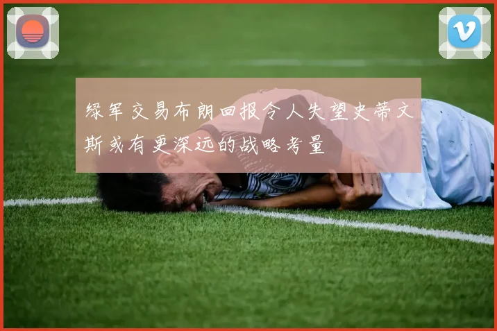 绿军交易布朗回报令人失望史蒂文斯或有更深远的战略考量